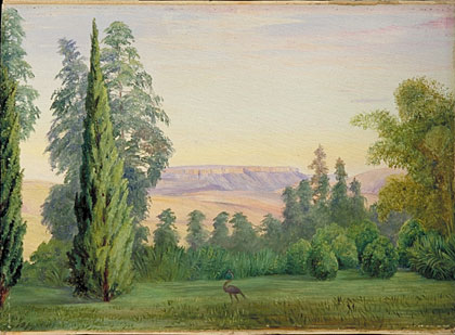 View of a Table Mountain from Bishop Colenso's House, Natal